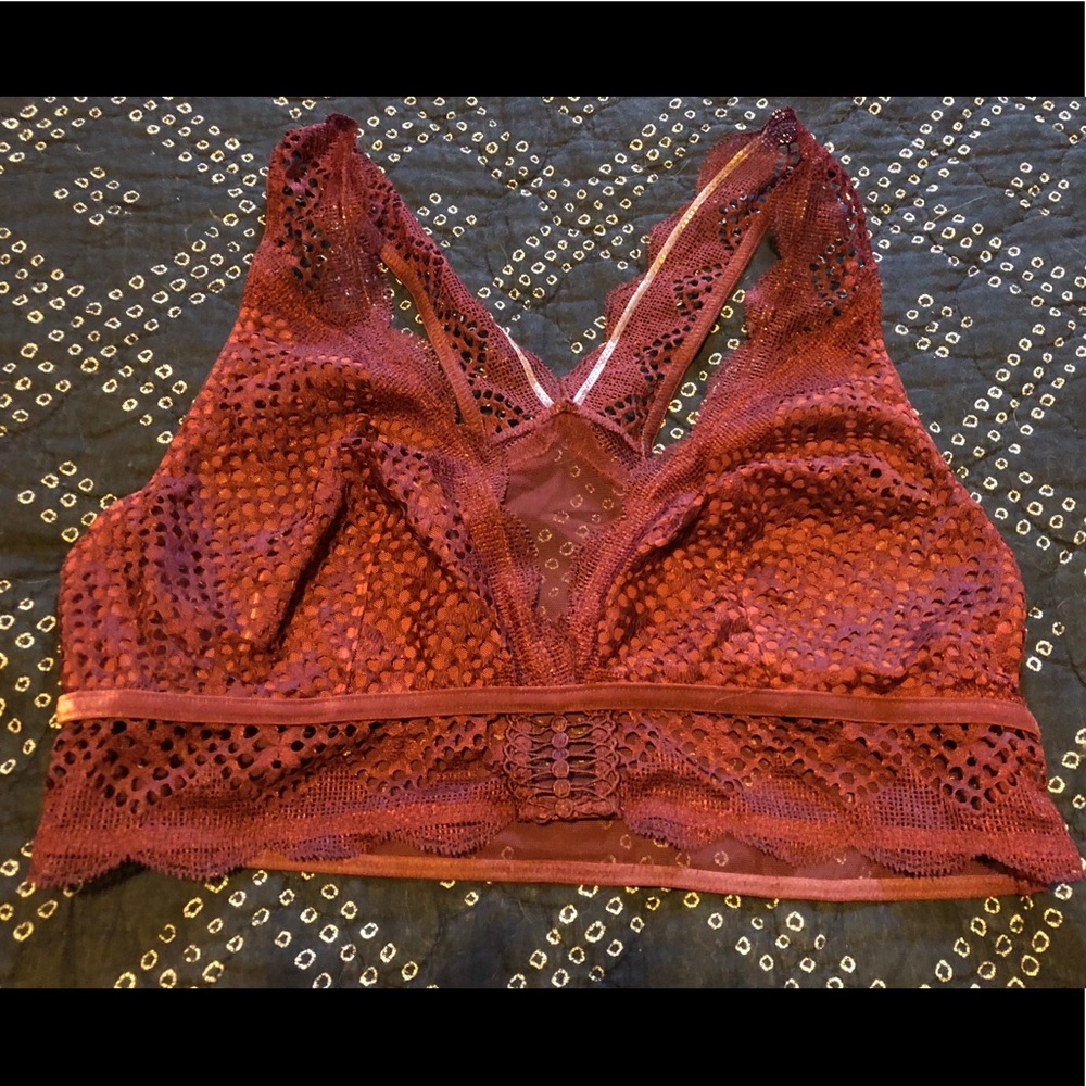Victoria Secret maroon bralette